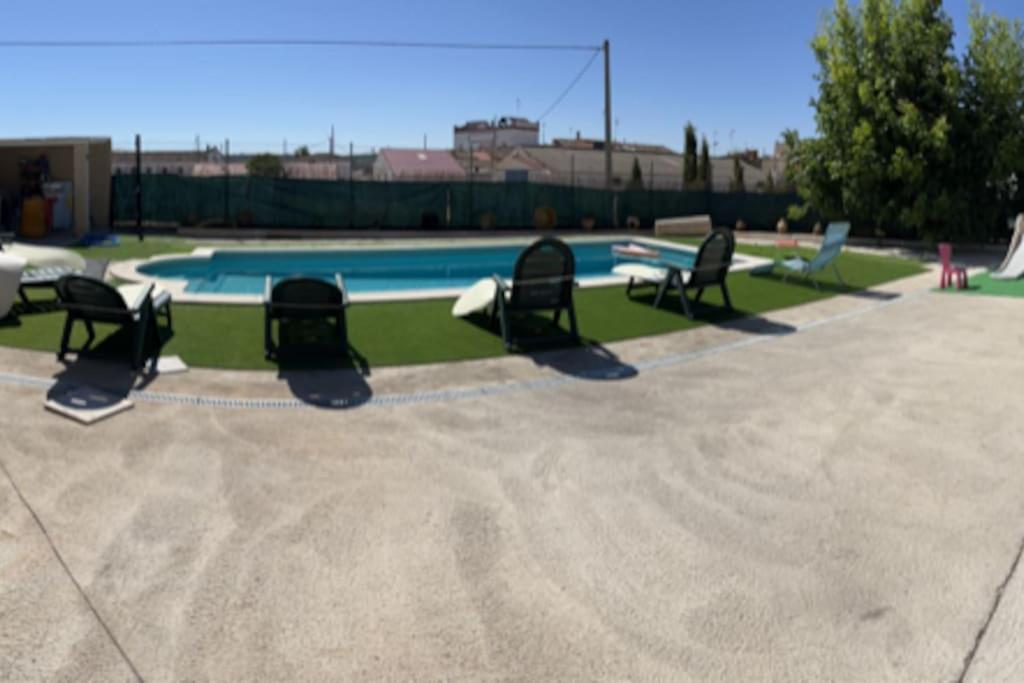 Villa Rural Con Amplia Piscina Campillo de Altobuey Buitenkant foto